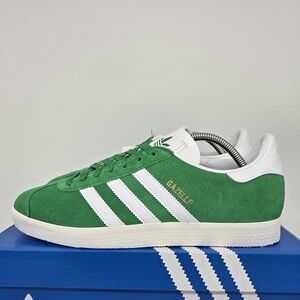 New adidas Originals Gazelle Green White Men's Shoes Size 10
